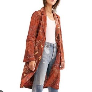 Free People Boho Eye Of The Wild Jacket size small